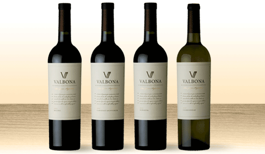 Valabona línea Roble: Malbec, Cabernet Sauvignon, Bonarda, Chardonnay